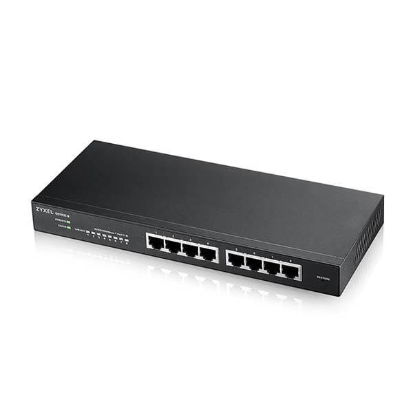 Zyxel Gs1915-8 Gestito L2 Gigabit Ethernet [10/100/1000] Nero (gs1915-8ep 8-Port Gbe Smart - Hybrid Mode Switch Standalone Or)