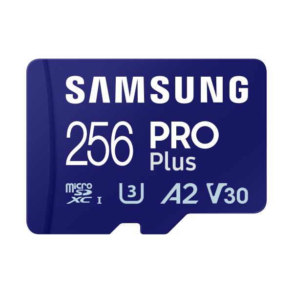 Samsung Pro Plus Microsd Memory Card 256gb (2023), Usb Card Reader Incluso