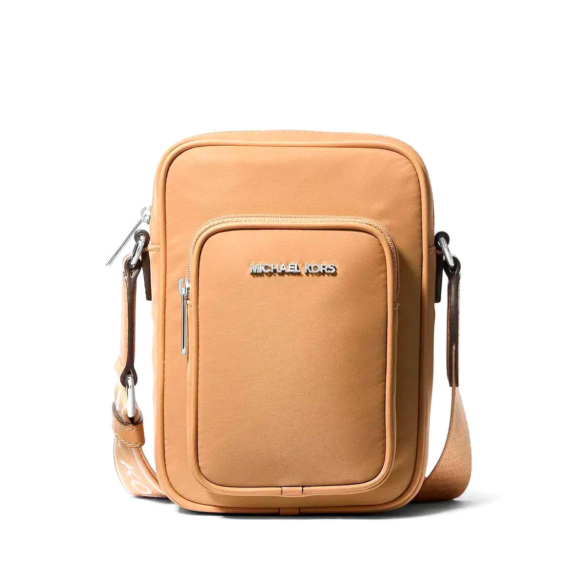 Borsa A Tracolla Michael Kors Khai Marrone 14 X 19 X 6 cm