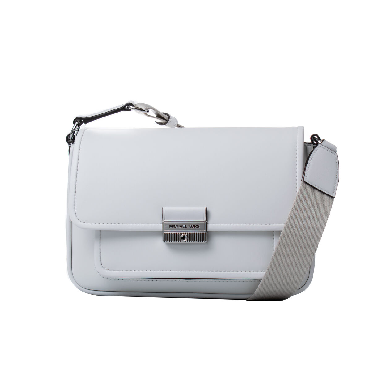 Borsa A Tracolla Michael Kors Bradshaw Bianco 24 X 17 X 5 cm