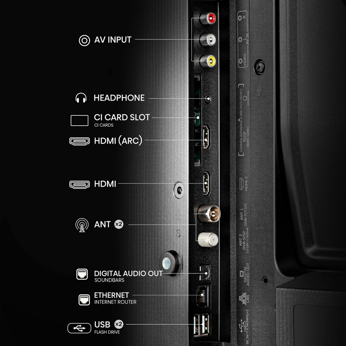 Smart Tv Hisense 32" Hd Led D-Led - Image 3