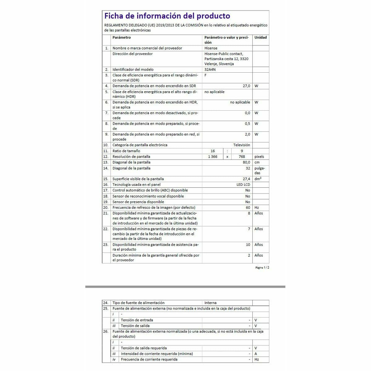 Smart Tv Hisense 32" Hd Led D-Led - Image 6
