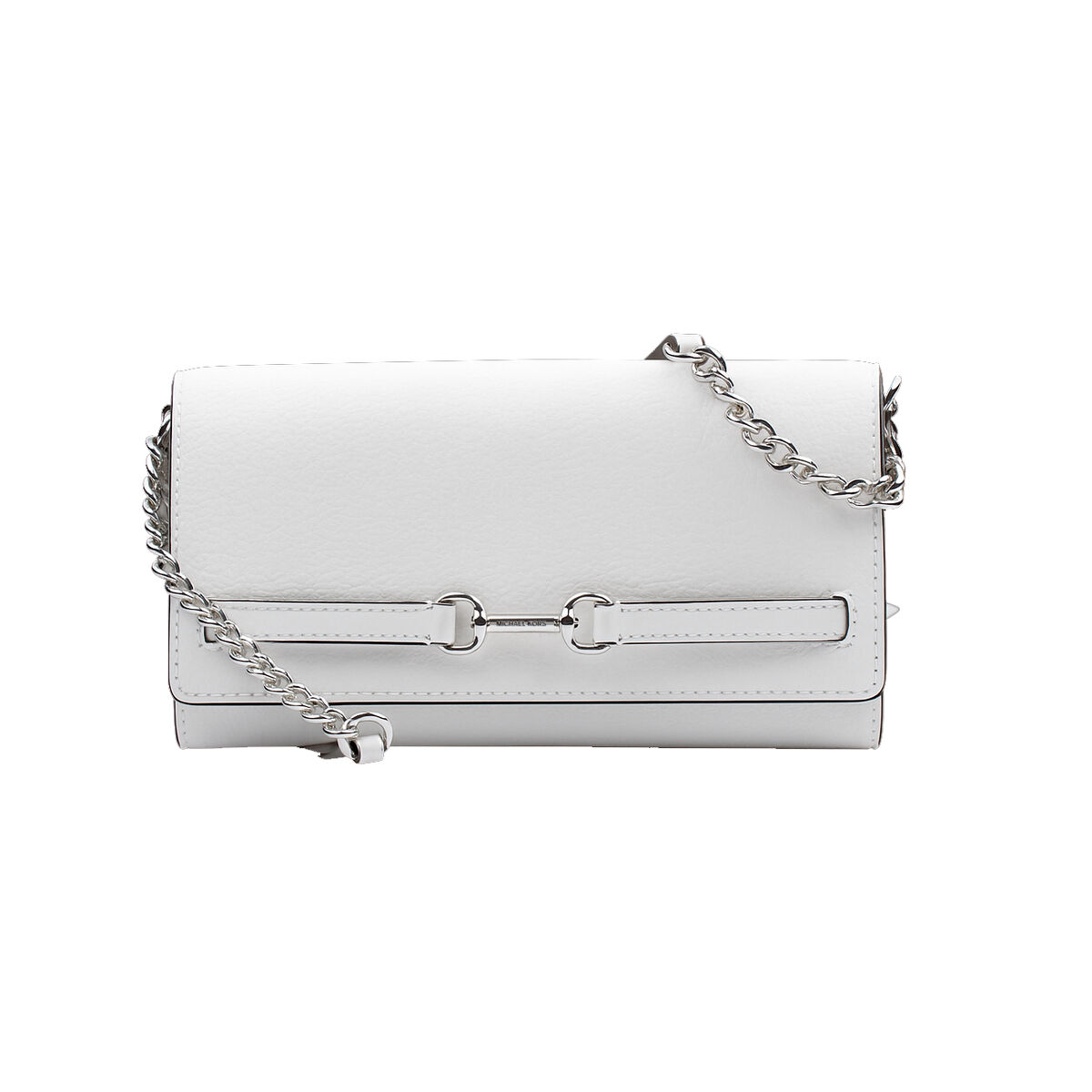 Borsa A Tracolla Michael Kors Carson Bianco 22 X 12 X 4 cm