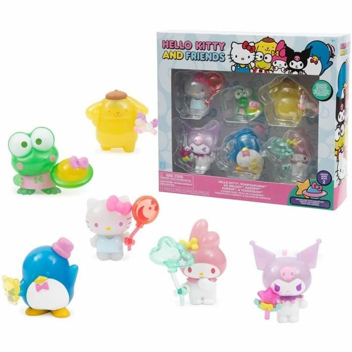 Personaggi D'azione Hello Kitty 11 6 Pezzi (6 Unità)
