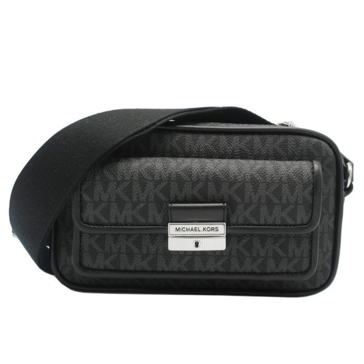 Borsa A Tracolla Michael Kors Bradshaw Nero 20 X 12 X 8 cm