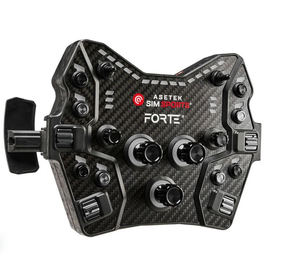 Asetek Forte Gt Button Box V2 - Schwarz Orange (40-030-0030006)