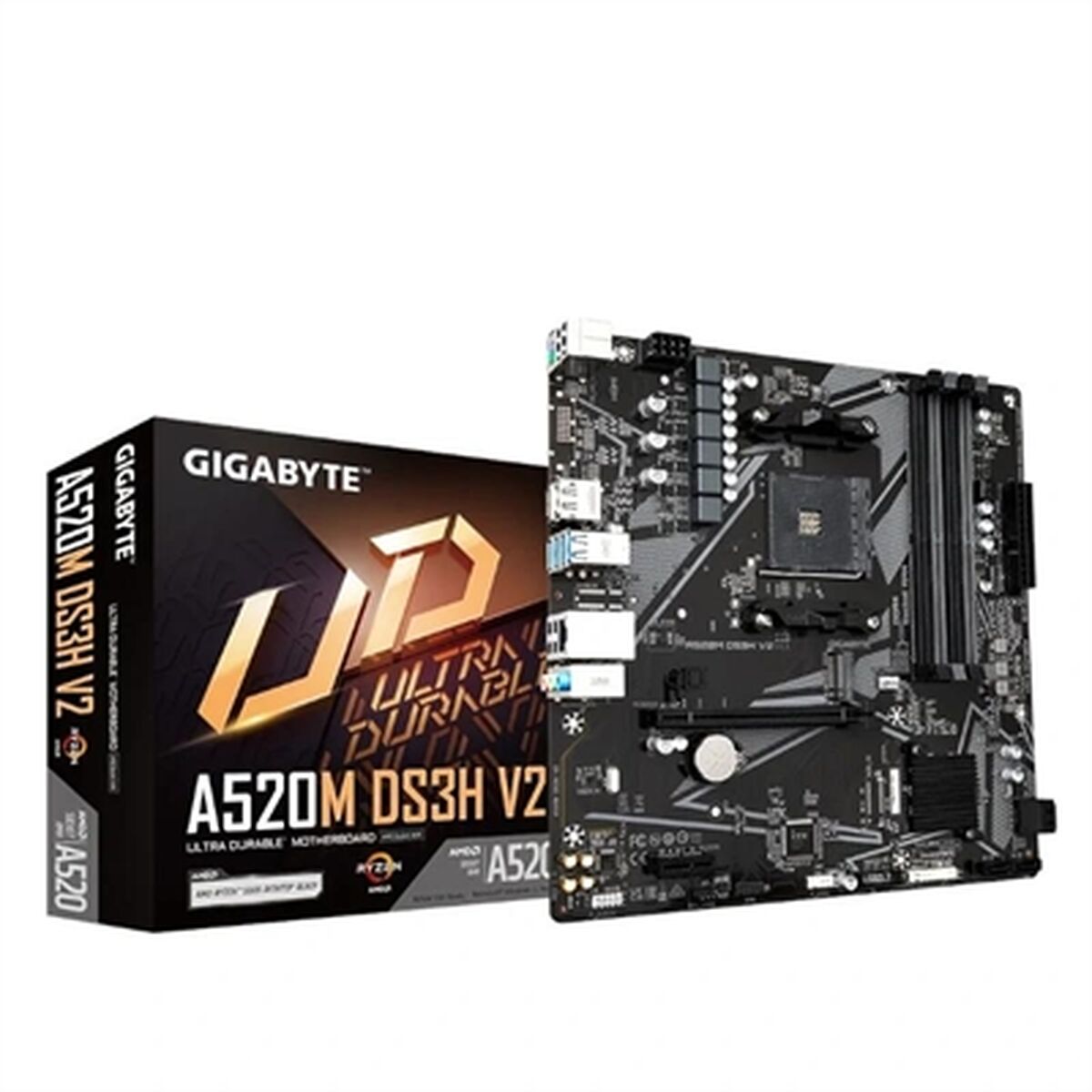 Scheda Madre Gigabyte A520m Ds3h V2 Amd A520 Amd Am4