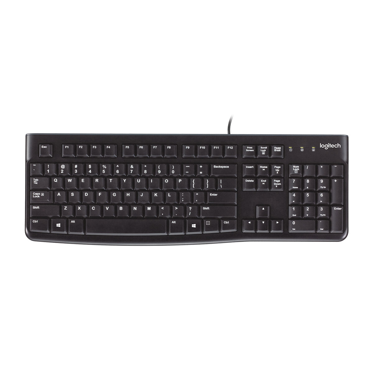 Tastiera Logitech K120 Nero Qwerty In Spagnolo Qwerty uk