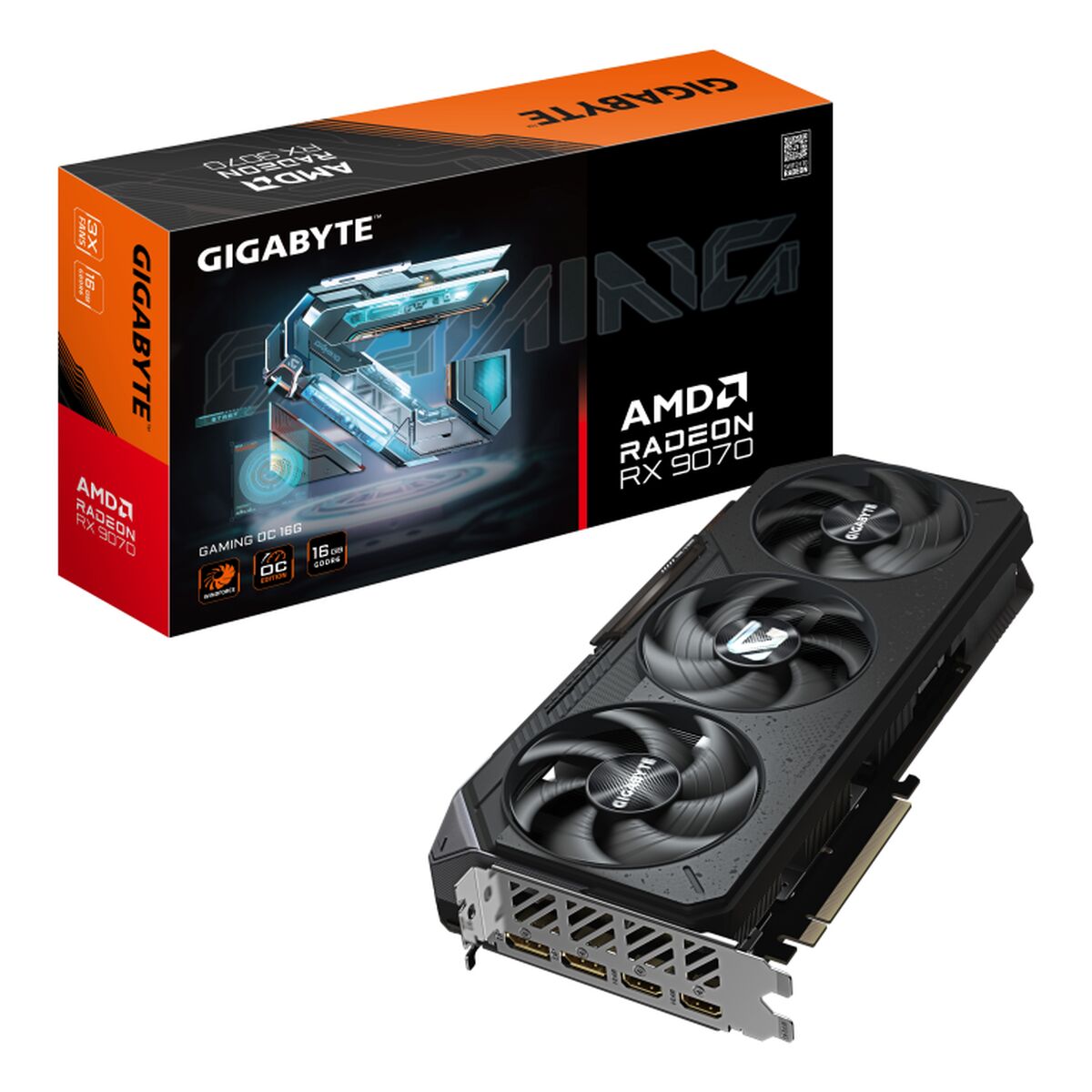 Scheda Grafica Gigabyte Rx 9070 Gaming Oc 16gb 16 Gb Gddr6