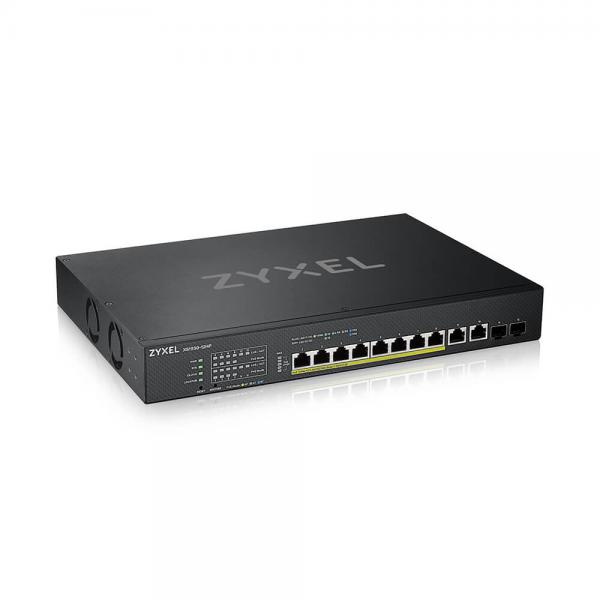 Zyxel 8-Port MultI-Gigabit Smart Managed Poe++ Switch 375watt 802.3bt, 2 X 10gbe + 2 X Sfp+ Uplink