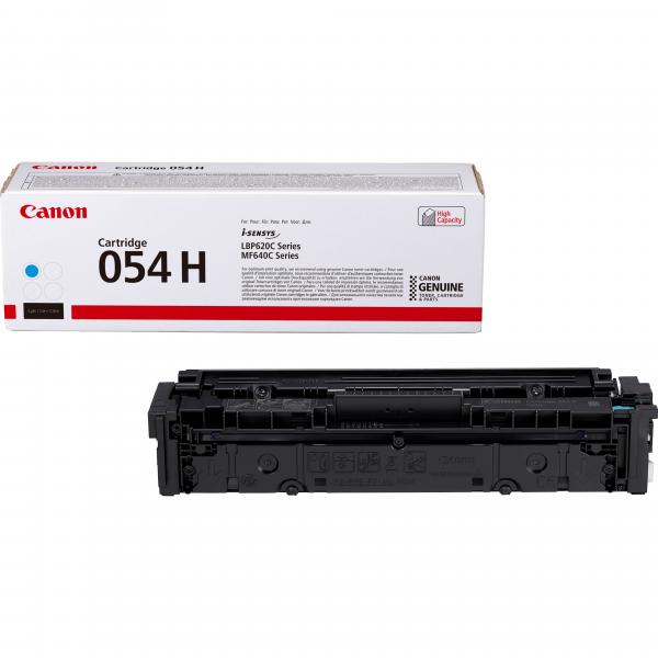 Canon Cartuccia Toner A Resa Elevata 054 H, Ciano (cartridge 054 H c)