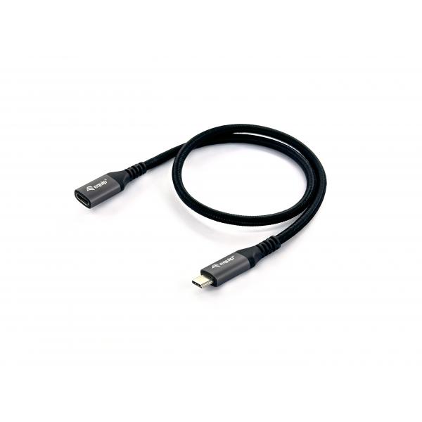 Equip 128370 Cavo Usb 0,5 M Usb 3.2 Gen 2 (3.1 Gen 2) Usb C Nero