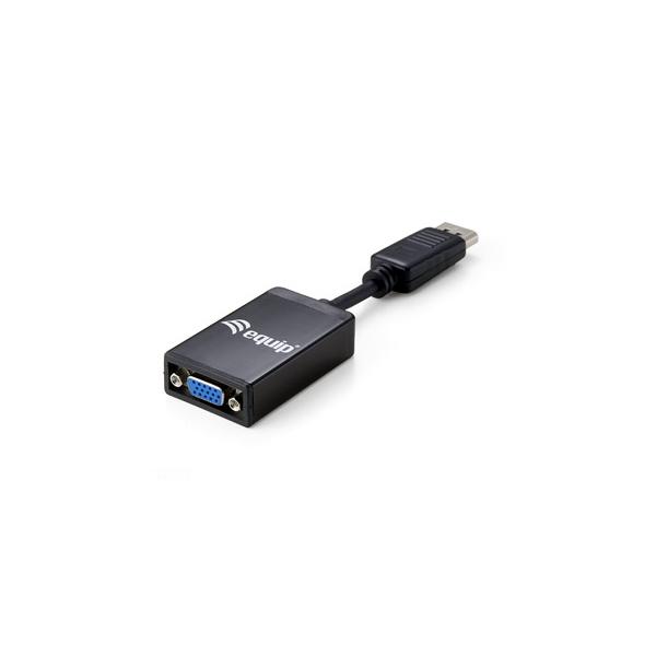 Equip 133435 Cavo E Adattatore Video 0,15 M Displayport Vga Nero