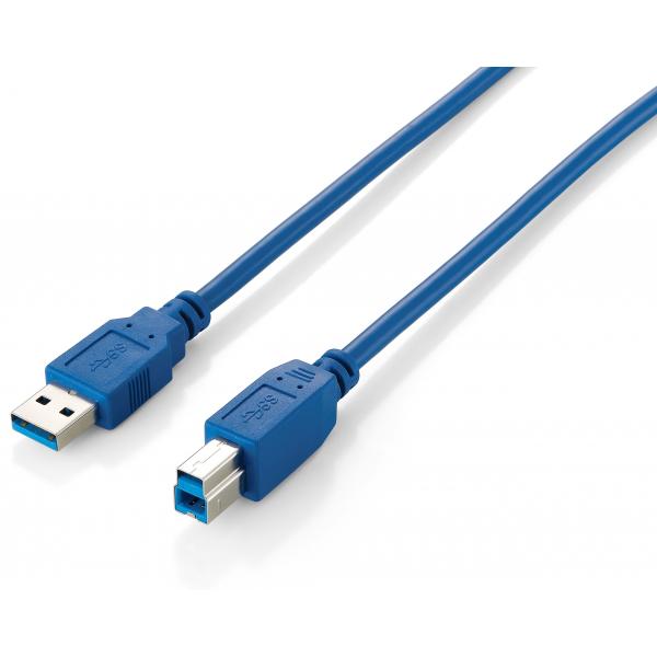 Equip 128292 Cavo Usb 1,8 M Usb 3.2 Gen 1 (3.1 Gen 1) Usb A Usb B Blu