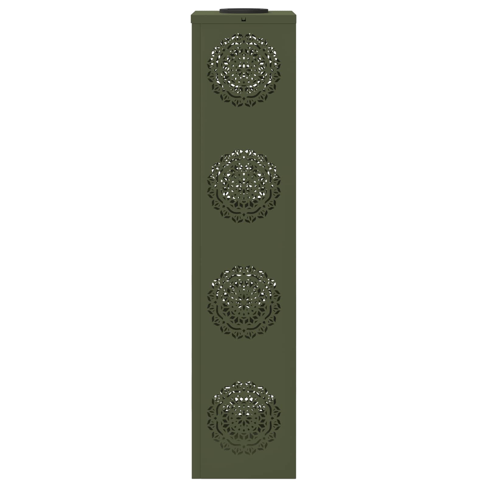 Faro Led Solare Per Sentieri 2 Pcs Verde Oliva - Image 6