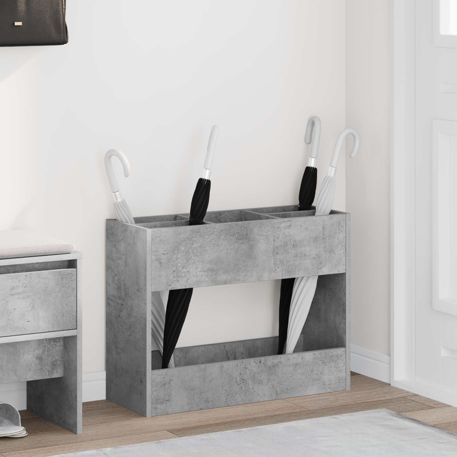 Supporto Per Ombrellone Grigio Cemento 65 X 24 X 50 cm