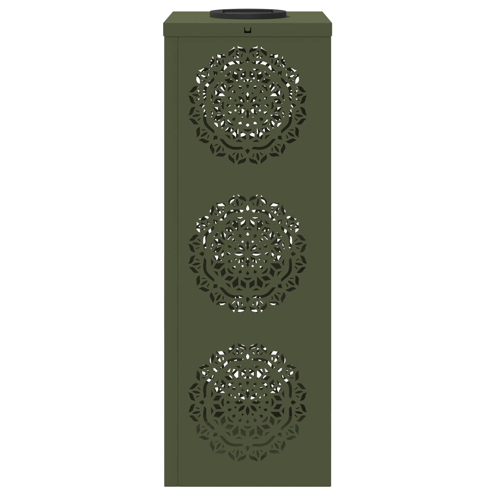 Faro Led Solare Per Sentieri 2 Pcs Verde Oliva - Image 6