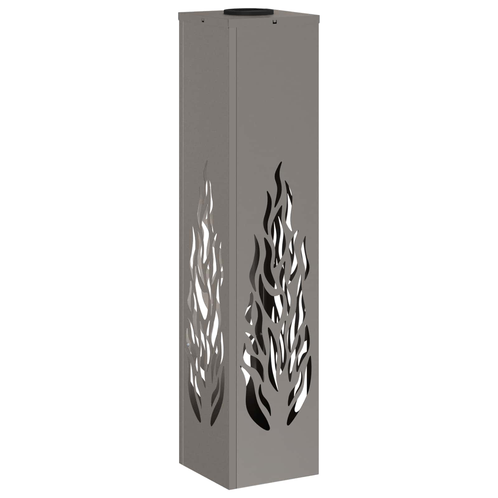 Faro Led Solare Per Sentieri 2 Pcs Acciaio Corten - Image 4