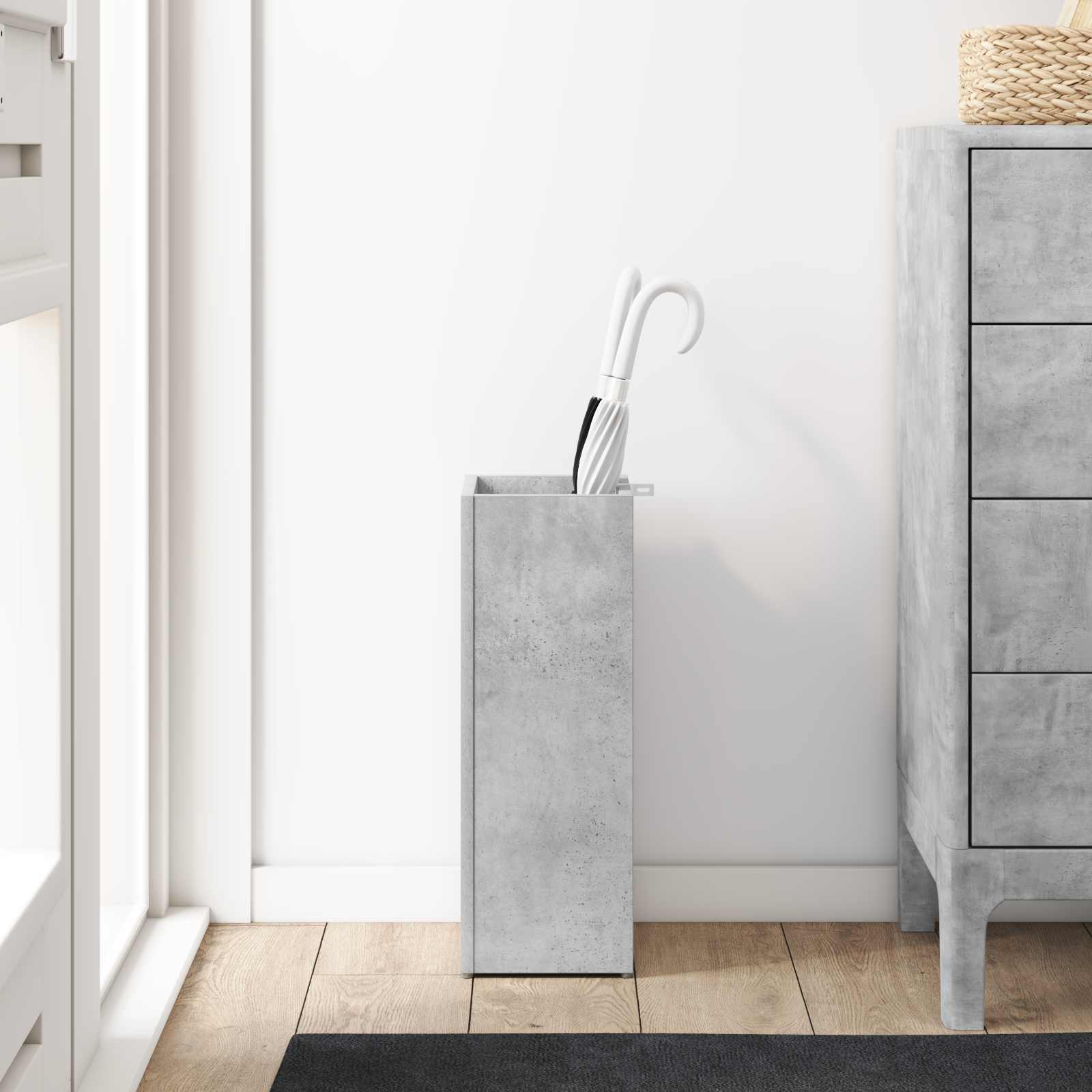 Supporto Per Ombrellone Grigio Cemento 20 X 20 X 55,5 cm - Image 4