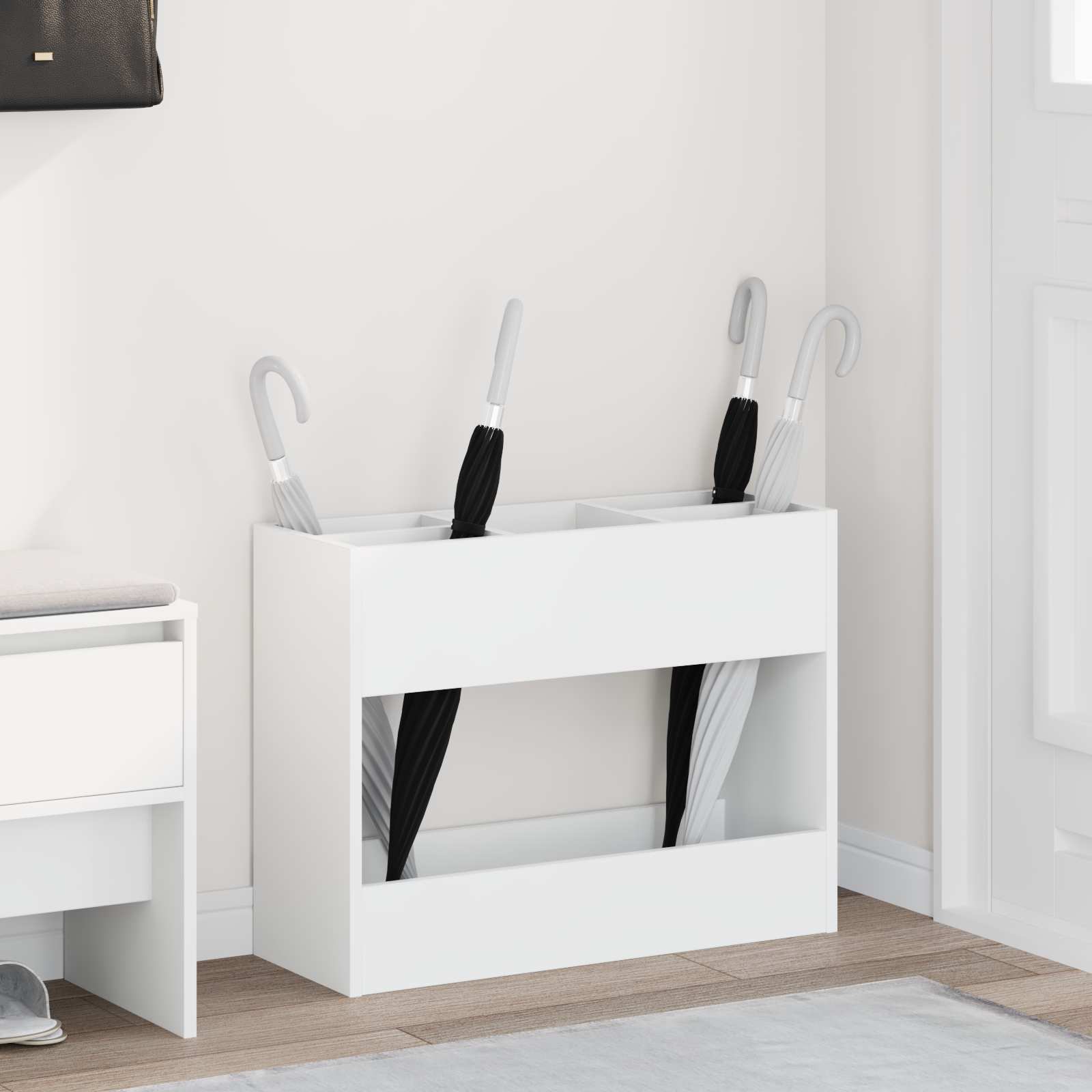 Supporto Per Ombrellone Bianco 65 X 24 X 50 cm