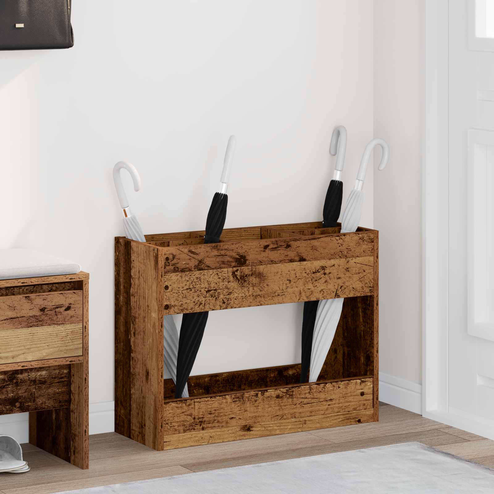 Supporto Per Ombrellone Legno Vecchio 65 X 24 X 50 cm