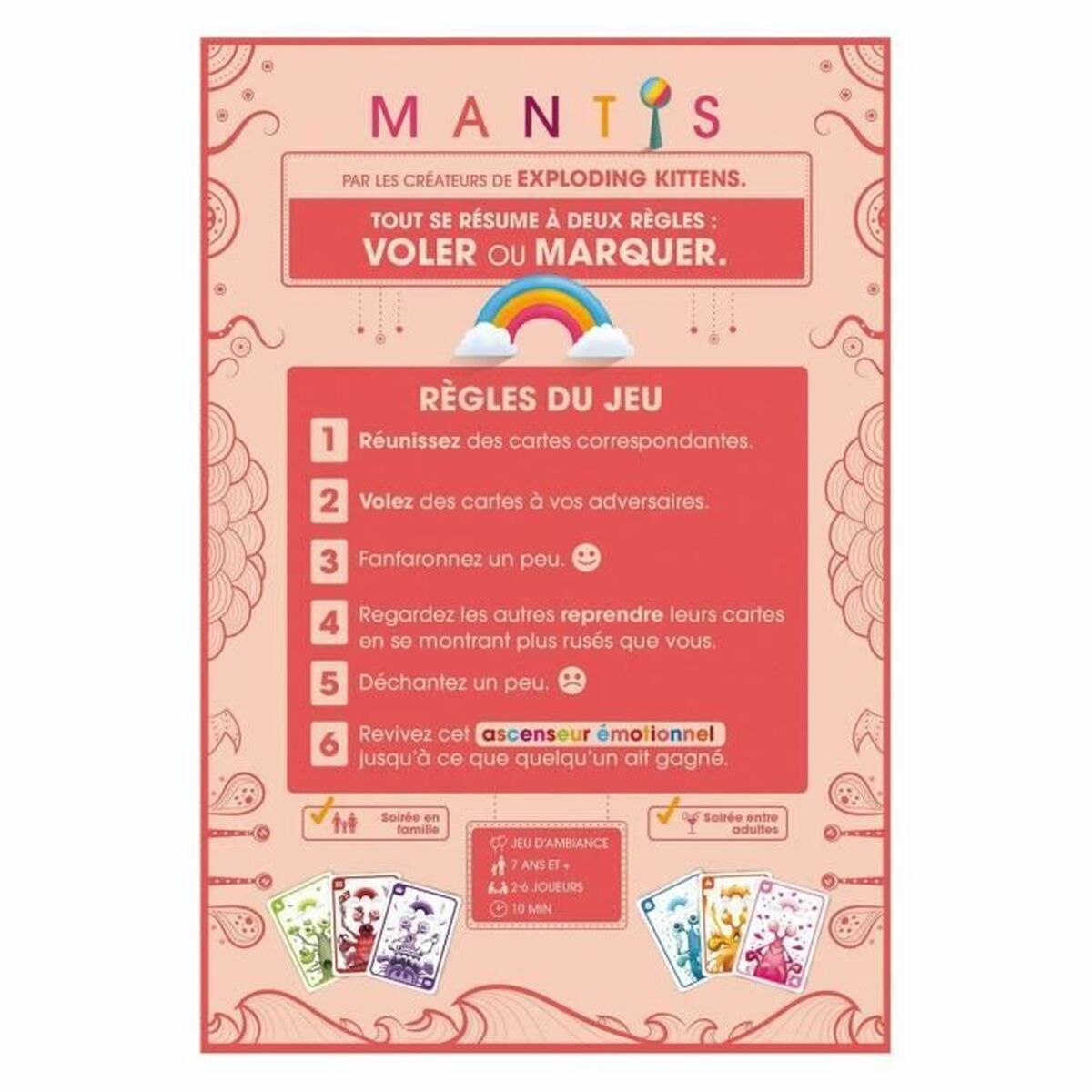 Gioco Da Tavolo Asmodee Mantis