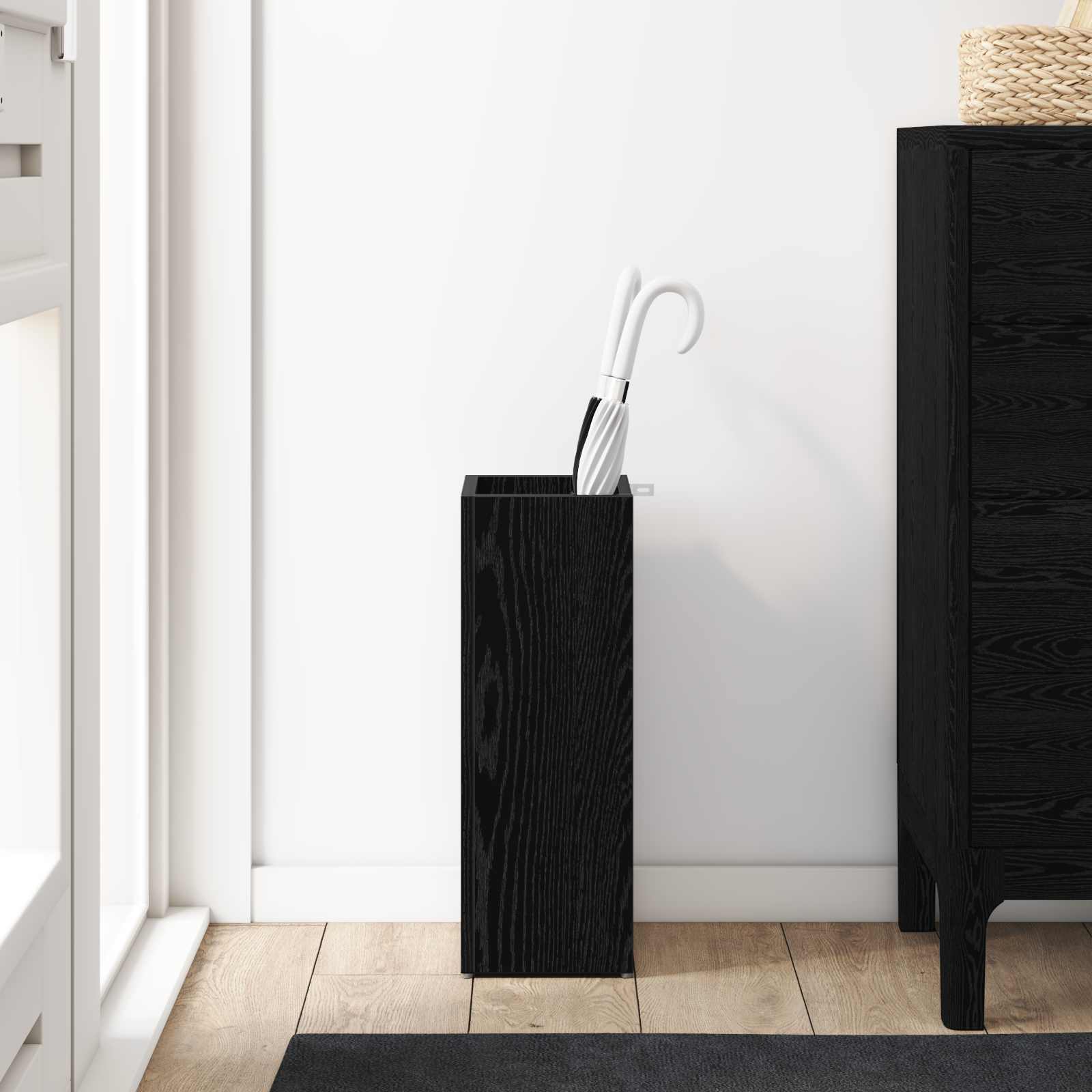 Supporto Per Ombrellone Rovere Nero 20 X 20 X 55,5 cm - Image 4