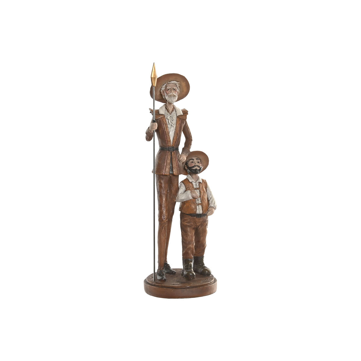 Statua Decorativa Home Esprit Marrone 14 X 13 X 38,5 cm