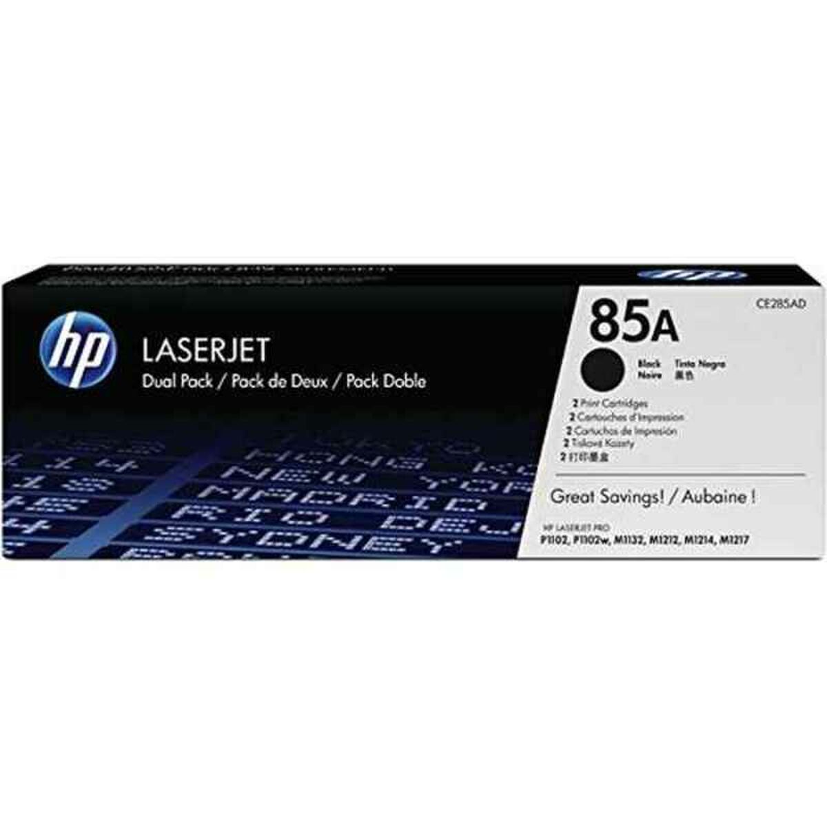 Toner Originale Hp 85a Nero (2 Unità)