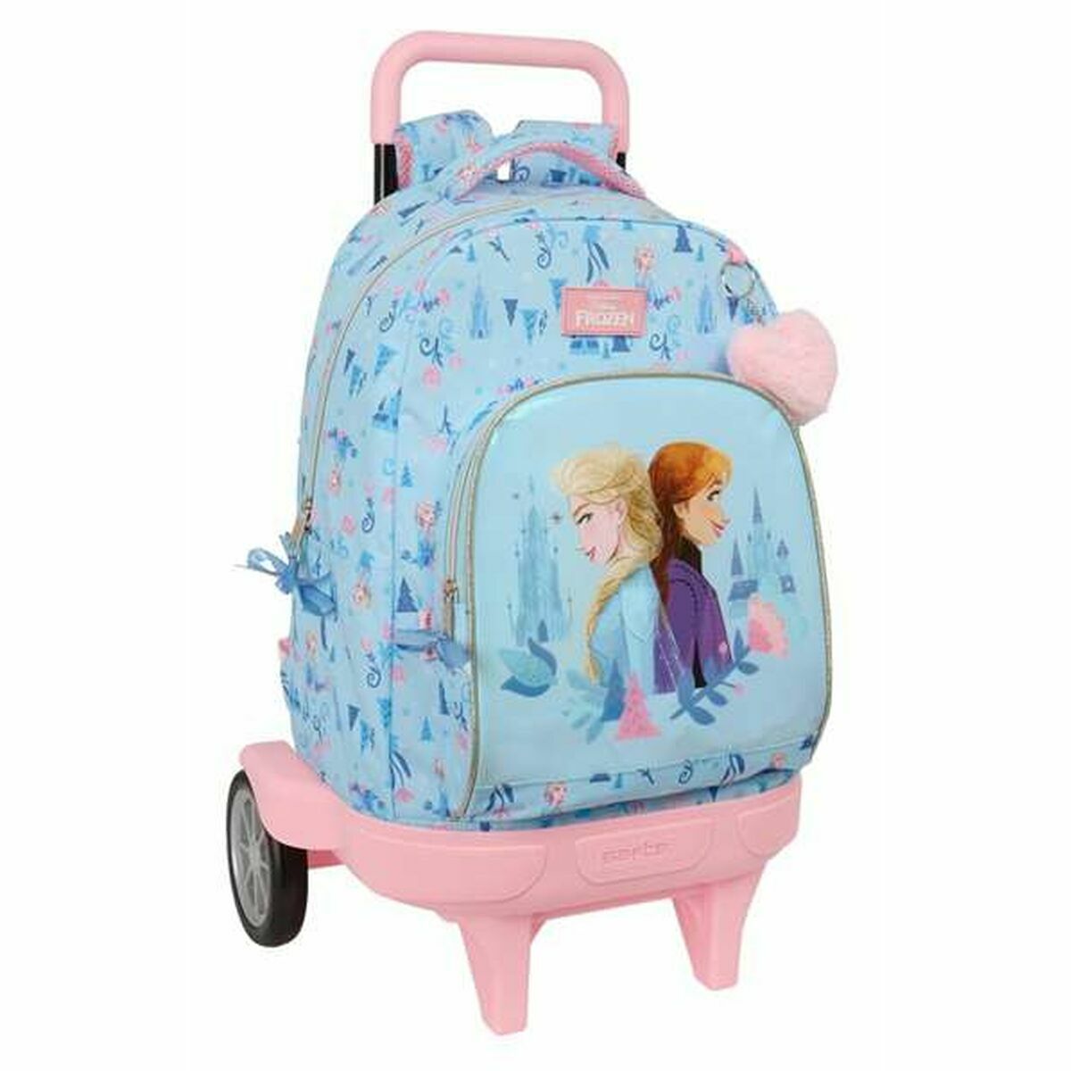 Trolley Per La Scuola Frozen Ice Magic Azzurro 33 X 45 X 22 cm