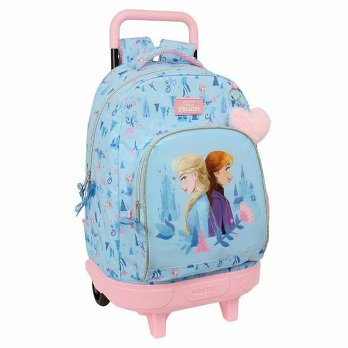 Trolley Per La Scuola Frozen Ice Magic Azzurro 33 X 45 X 22 cm