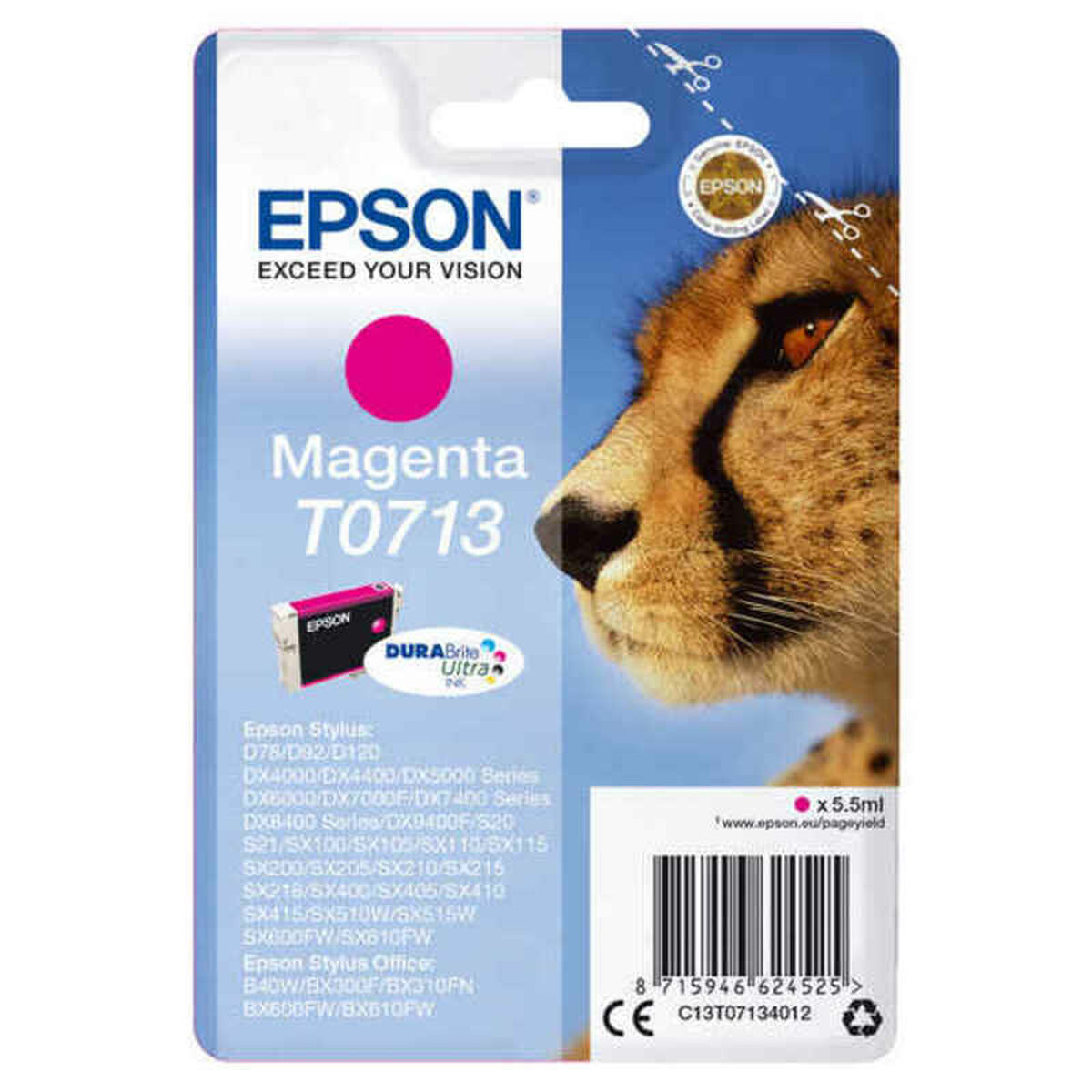 Cartuccia Ad Inchiostro Originale Epson T0713 Magenta