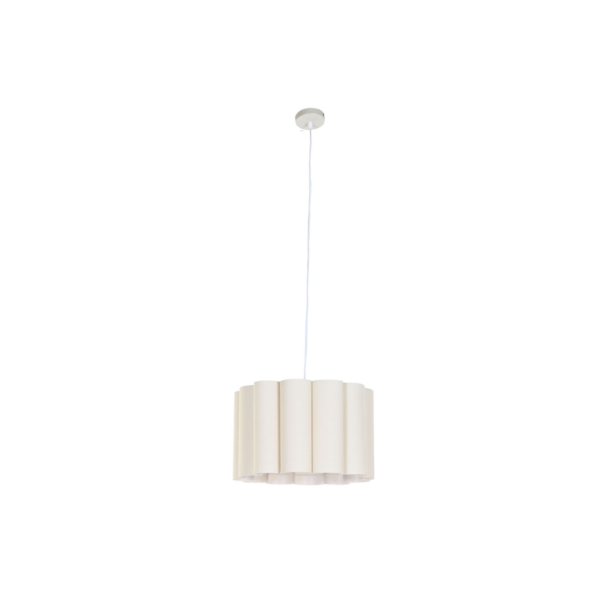 Lampadario Home Esprit Bianco Beige Metallo 50 W 50 X 50 X 30 cm