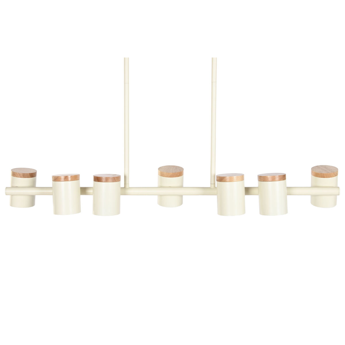 Lampadario Home Esprit Bianco Legno Metallo 104 X 18 X 164 cm - Image 6