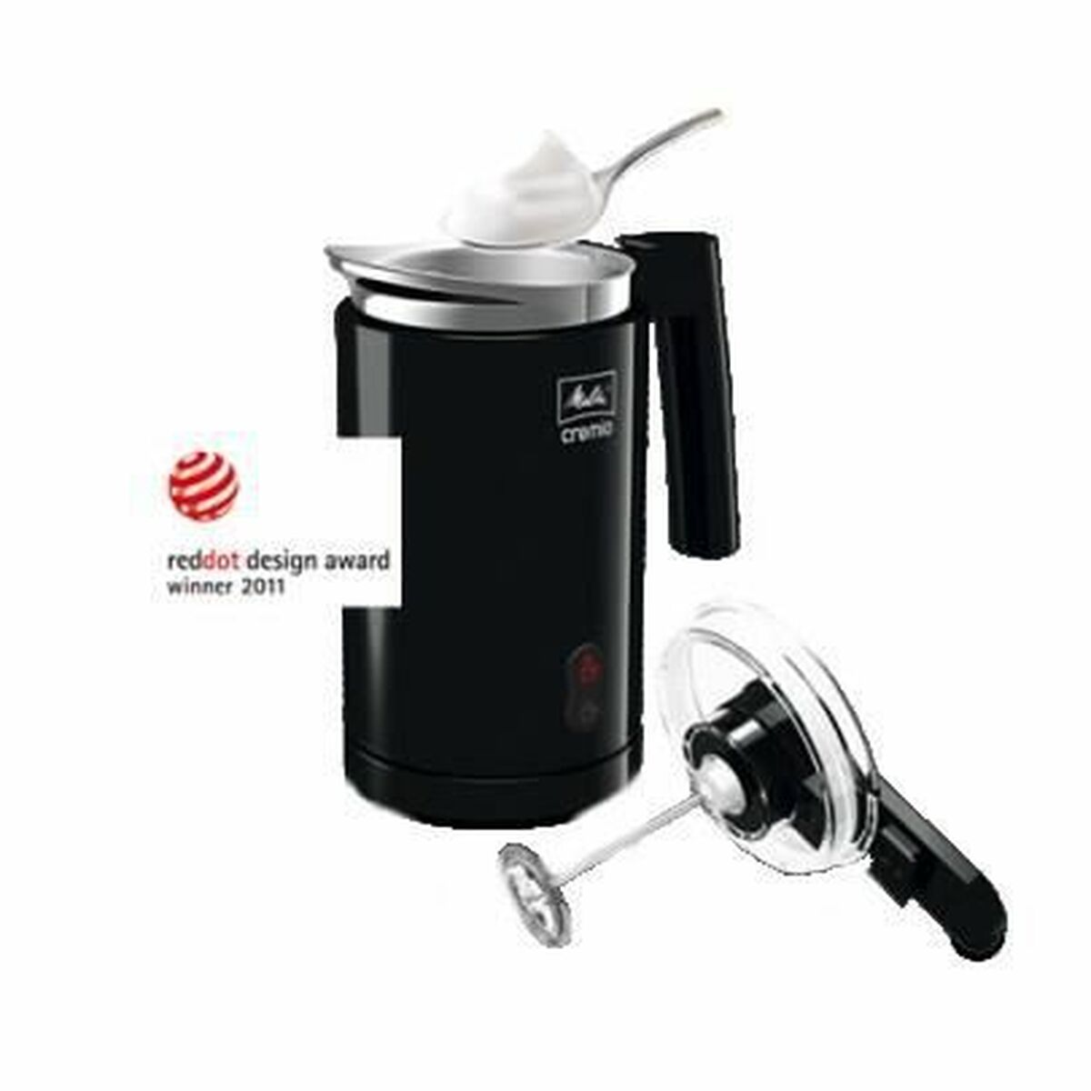 Mini Frullino Montalatte Melitta 1014-02 Nero 450 W 200 ml - Image 3