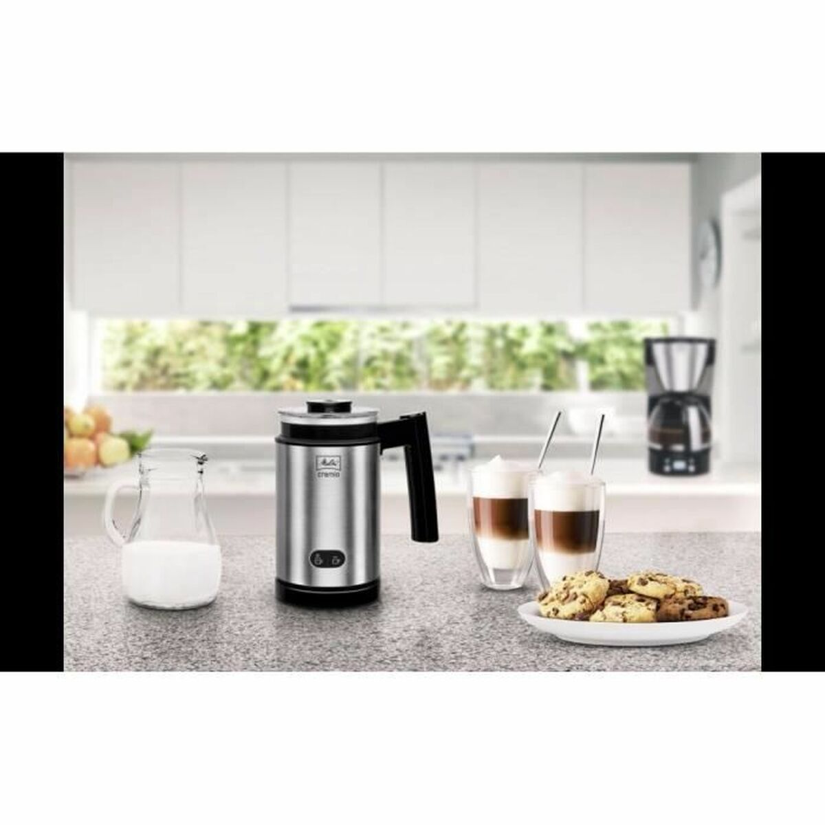Mini Frullino Montalatte Melitta 1014-02 Nero 450 W 200 ml - Image 4