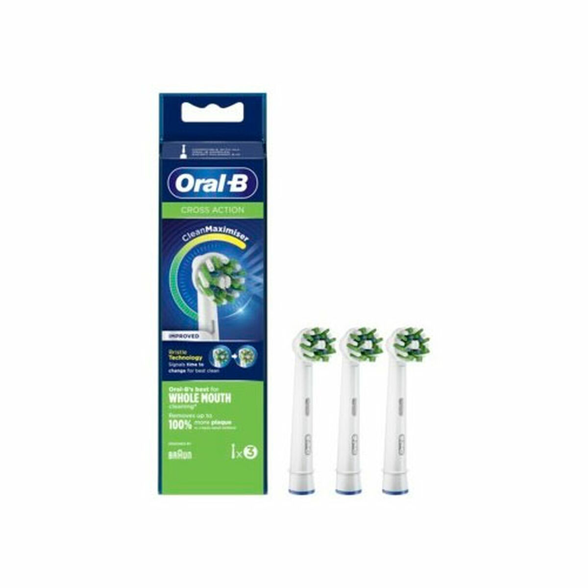 Ricambio Per Spazzolino Da Denti Elettrico OraL-B Braeb50_3ffs Nero