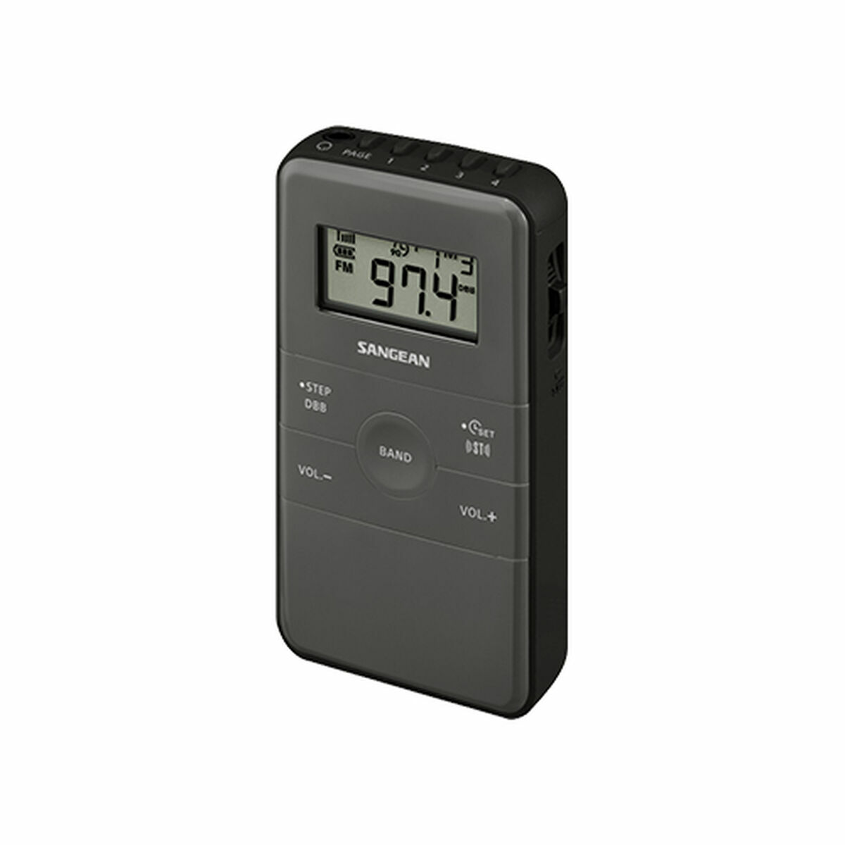 Radio Portatile Digitale Sangean Nero Am/fm Ricaricabile