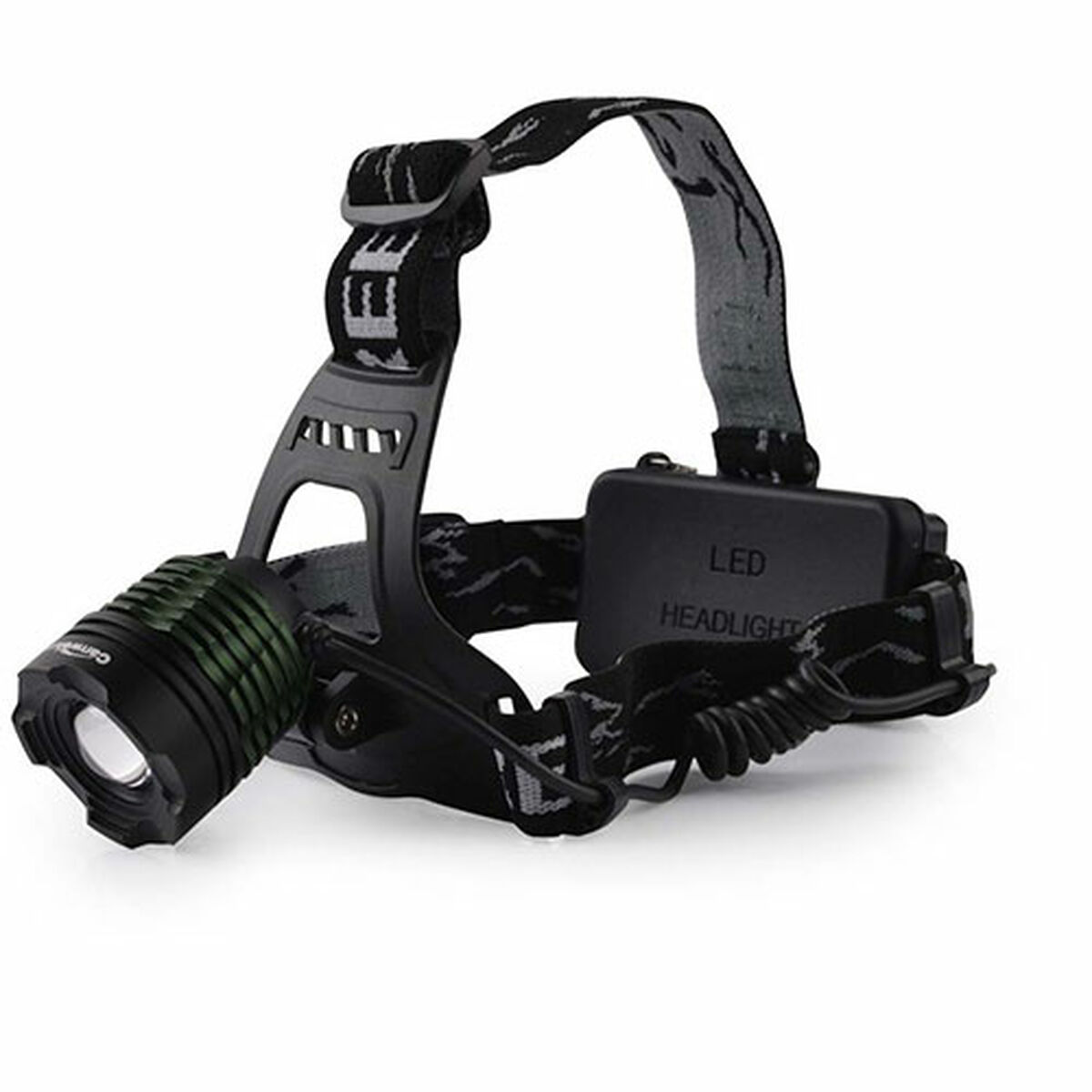Torcia Frontale Led Tm Electron Nero 10 W