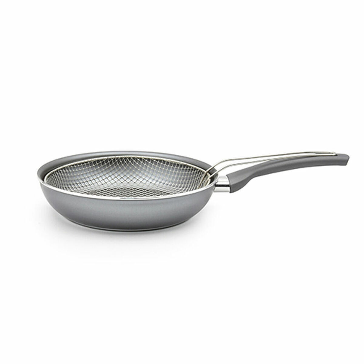 Padella Per Friggere Con Cestino Tm Home Ø 24 Cm Alluminio