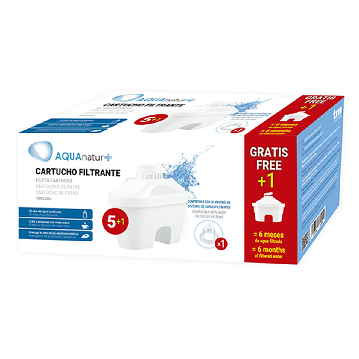 Filtro Per Brocca Filtrante Tm Electron 6 Unità 150 L