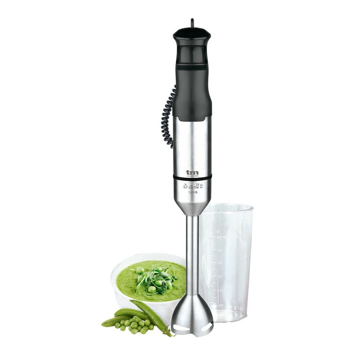 Frullatore Ad Immersione Tm Electron Acciaio Inossidabile 1200 W