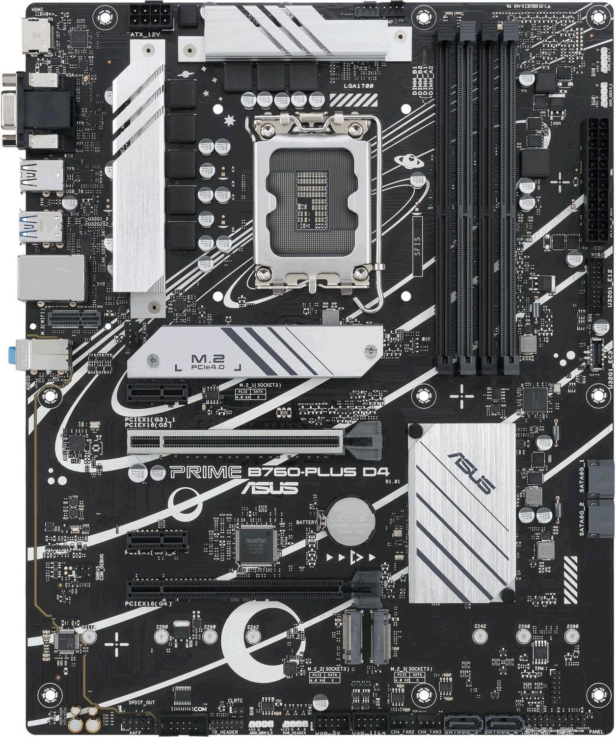 Asus Prime B760-Plus D4 Lga 1700 (90mb1cw0-M1eay0)