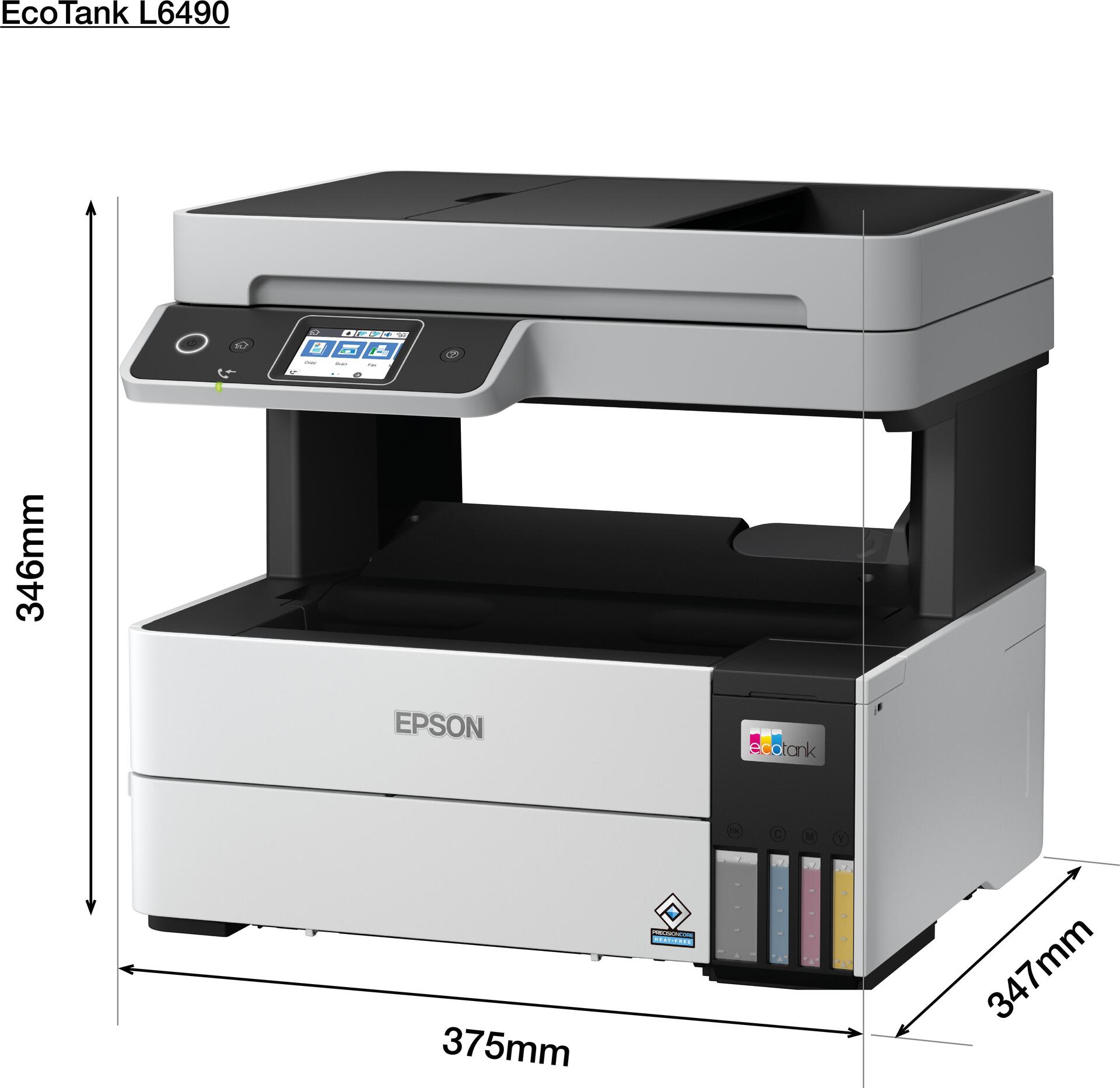 Epson Ecotank L6490 Tintenstrahl A4 4800 X 1200 Dpi 37 Seiten Pro Minute Wlan (c11cj88403)