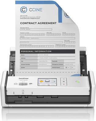 Brother AdS-1800w - Dokumentenscanner - Dual Cis - Duplex - A4 - 600 Dpi X 600 Dpi - Automatischer Dokumenteneinzug (20 Blätter) - WI-Fi(n), Usb 2,0