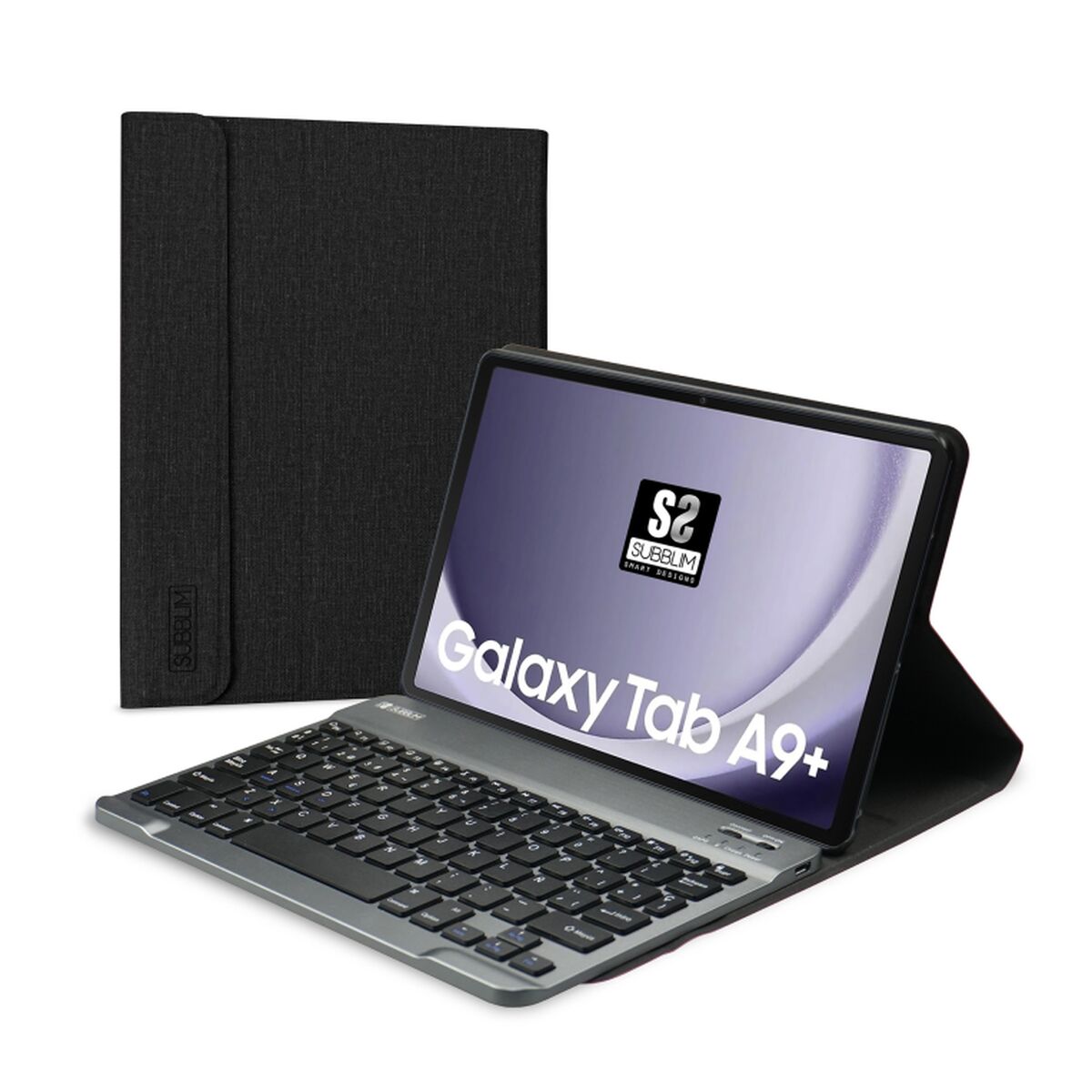 Custodia Per Tablet Subblim Subkt3-Bts060 Nero Qwerty In Spagnolo Qwerty