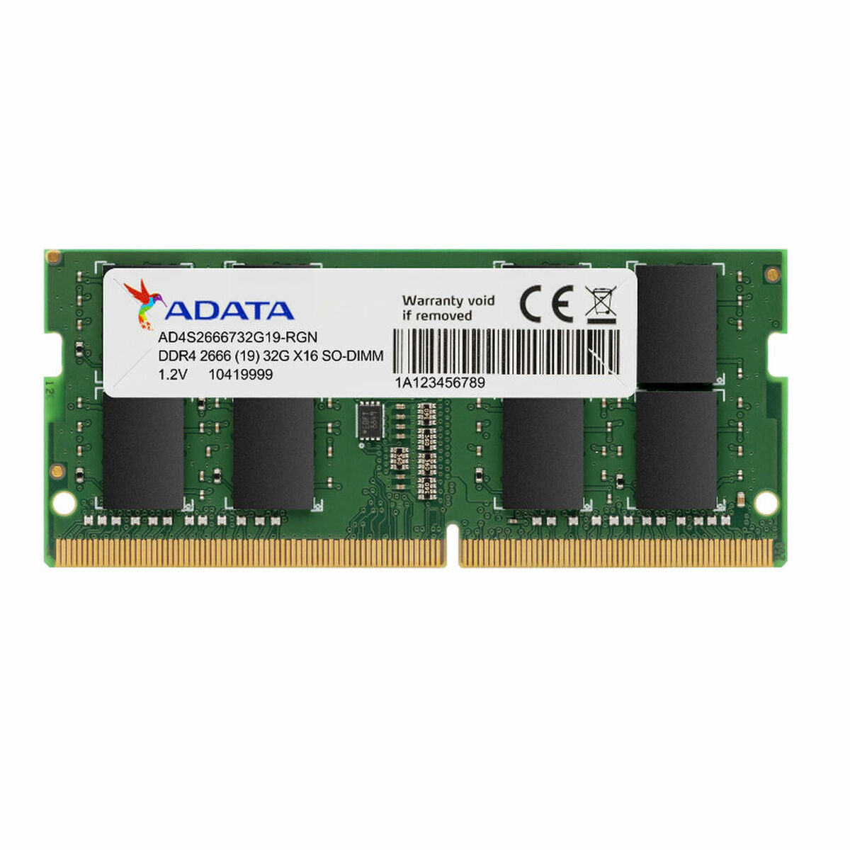 Memoria Ram Adata Ad4s26668g19-Sgn 8 Gb Ddr4 2666 Mhz Cl19