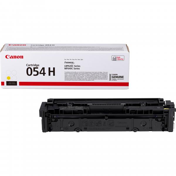 Canon Cartuccia Del Toner A Resa Elevata 054 H, Giallo (canon 3025c002 [054h] Toner Yellow 2.3k Pages)