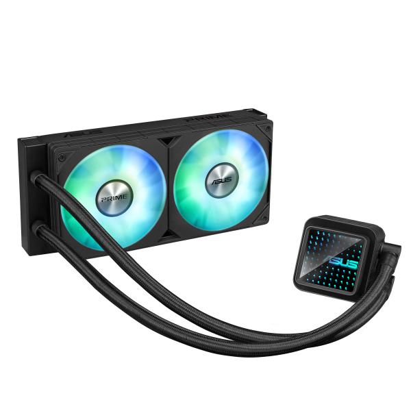 Asus Prime Lc 240 Argb Case Per Computer Raffreddatore Di Liquidi Tutto In Uno 12 Cm Nero