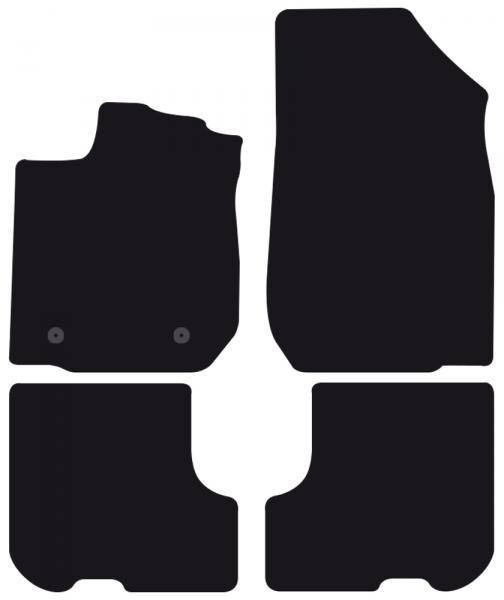 Tappeti Moquette Tailor Dacia Sandero/sandero Stepway 08>20